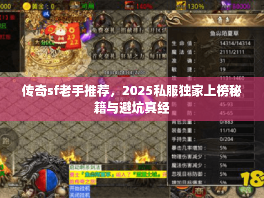 传奇sf老手推荐，2025私服独家上榜秘籍与避坑真经