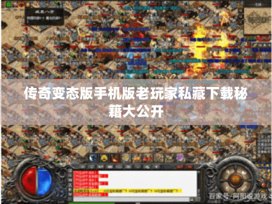 传奇变态版手机版老玩家私藏下载秘籍大公开